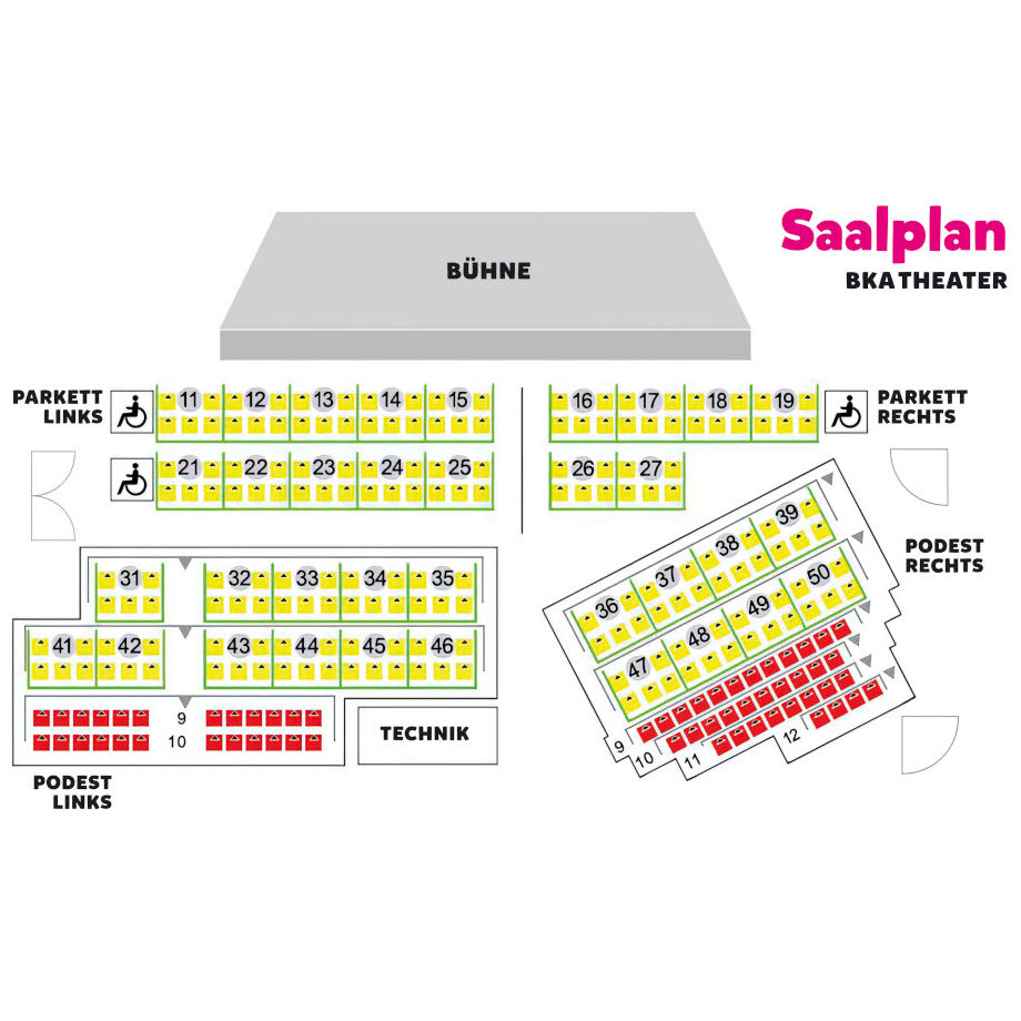 Saalplan BKA Theater 2026 920 920